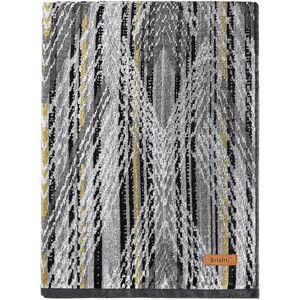 Beach towel BRICINI PUCKET, 100 x 180 cm, dark grey, 100% cotton
