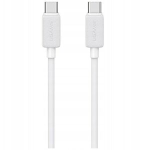Kabel USAMS KY Series US-SJ691 60W USB-C do USB-C 1m biały
