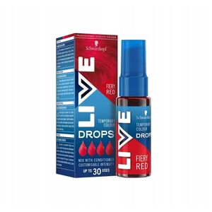 SCHWARZKOPF_Live Drops zmywalna farba do włosów Fiery Red 30ml