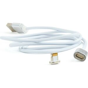 Kabel USB Gembird USB-A - Lightning 1 m Srebrny (CC-USB2-AMLMM-1M)