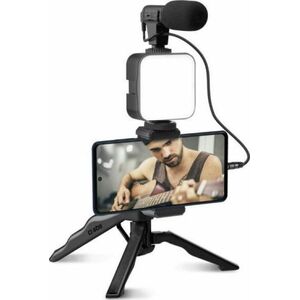 Statyw SBS Mobile SBS Tripod bezprzewodowy ze swiatlem LED i mikrofonem
