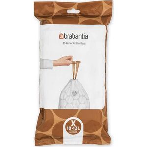 Brabantia Worki na śmieci rozmiar X 10-12L 40szt 138041