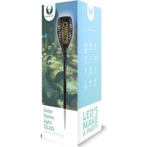 Forever TelForceOne Lampa ogrodowa pochodnia 12LED 300mAh Ni-Mh solarna IP65
