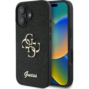 Guess Guess GUHCP16MHG4SGK iPhone 16 Plus 6.7" czarny/black hardcase Fixed Glitter Big 4G