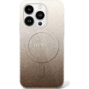 Guess Guess GUHMP16LHGRCELW iPhone 16 Pro 6.3" brązowy/brown hardcase IML Glitter Gradient MagSafe