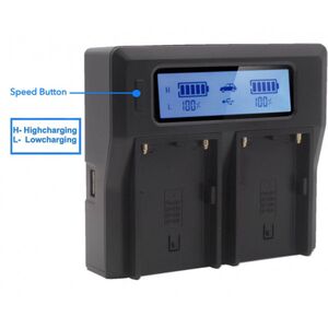 Φορτιστής Baxxtar Pro LCD Dual για LP-E6