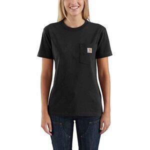 Carhartt Koszulka Carhartt WK87 Workwear Pocket Black