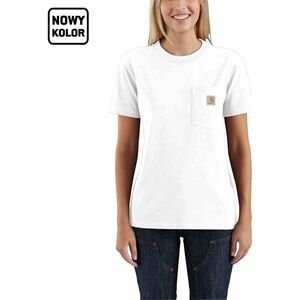 Carhartt Koszulka Carhartt WK87 Workwear Pocket S/S White
