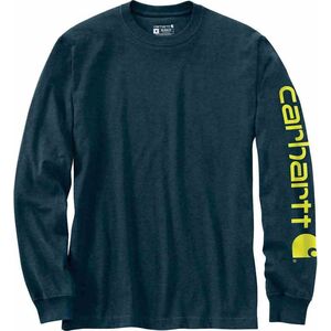 Carhartt Koszulka Carhartt Heav Sleeve Logo Night Blue