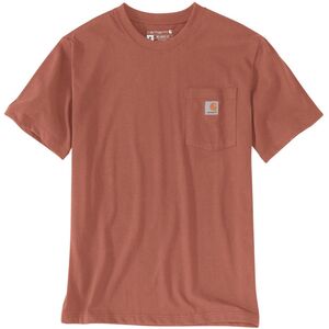 Carhartt Koszulka Carhartt Heavy K87 Pocket Terracotta