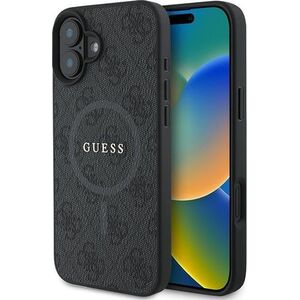 Guess Guess GUHMP16MG4GFRK iPhone 16 Plus 6.7" czarny/black hardcase 4G Ring Classic Logo MagSafe