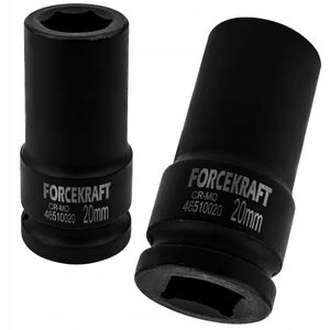 Forcekraft Βαθύ καρυδάκι κρούσης 20mm 3/4" (6-γωνιακό)