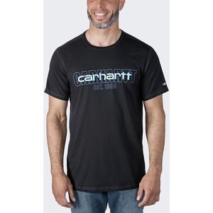 Koszulka Carhartt Force Mid Logo Graphic Black