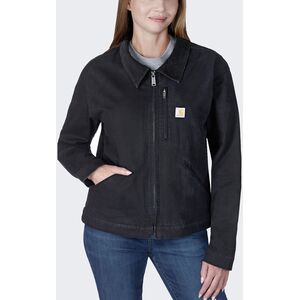 Damska Kurtka Carhartt Detroit Rugged Canvas Black