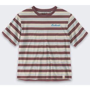 Koszulka Carhartt Striped Tencel Barnwood Stripe
