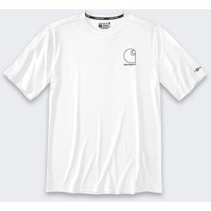 Koszulka Sun Defender Lightweight Logo SS White