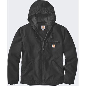 Kurtka Carhartt Washed Duck Sherpa Lined Black
