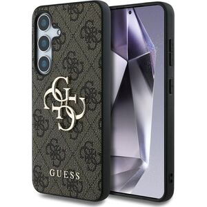 Guess Big 4G Logo Classic Logo Case for Samsung Galaxy S25 Plus Brown
