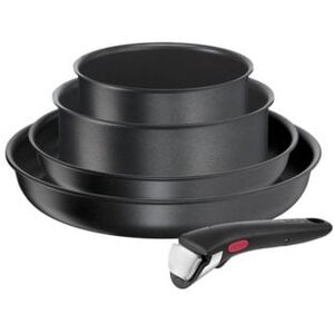 Σετ μαγειρικών σκευών Tefal Ingenio Daily Chef 5 τεμαχίων - Κατσαρόλες και τηγάνια + λαβή