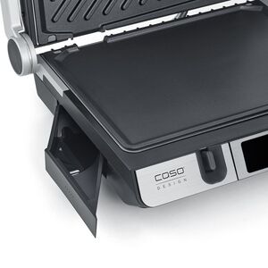 Caso Διπλή Επαφή Γκριλ με Θερμοέλεγχο | SteakMaster Pro | Γκριλ επαφής | 2000 W | Ανοξείδωτο Ατσάλι/Μαύρο