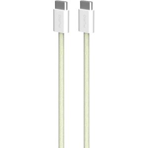 Puro Fabrik 2.0 USB-C σε USB-C 60 W κίτρινο - Καλώδιο