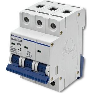 Qoltec Wyłšcznik napršdowy C32 | bezpiecznik | AC | 32A | 3P