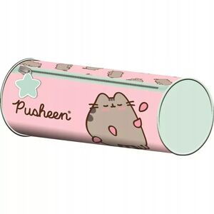 Κασετίνα σωλήνας 1 φερμουάρ Pusheen ροζ FOL
