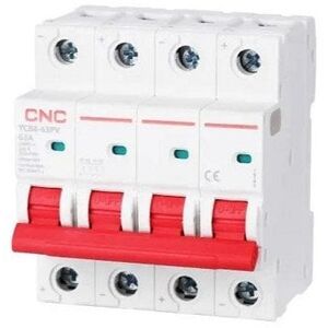 Αυτόματος διακόπτης CNC CNC DC, 4P, 63A, 1000VDC, 6kA