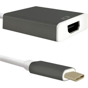 Adapter USB Qoltec USB-C - HDMI Czarny  (50427)