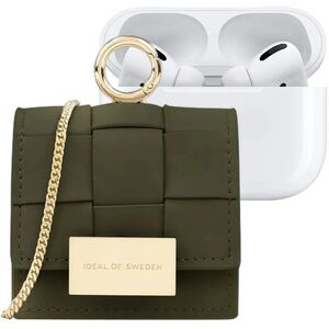 Ideal of Sweden Braided Mini AirPods Bag Khaki uniwersalne standard