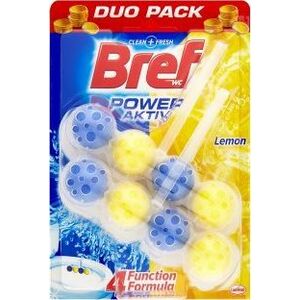Bref Środek do czyszczenia WC „BREF Power Aktiv Lemon” 2x50g