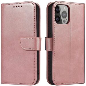 Θήκη Magnet Case με καπάκι για iPhone 16e - ροζ