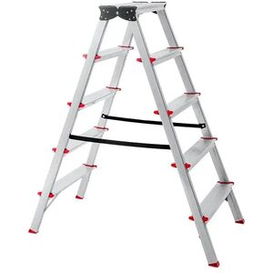 2-SIDED ALUMINIUM FOLDING STAIRS 5-STEP