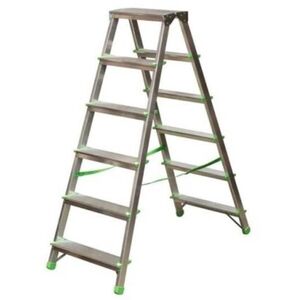 2-SIDED ALUMINIUM FOLDING STAIRS 6-STEP