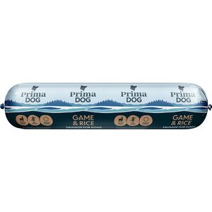 PRIMADOG GAME-RICE SAUSAGE 800 G