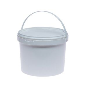 BUCKET PLASTIC FOOD  WITH COVER 5,5 L