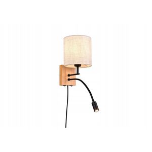 Φωτιστικό τοίχου TRIO Nilam, 1xE27, μέγιστο 28W, 1xSMD LED, 3.1W, 3000K, 310lm, o18 x 30 cm