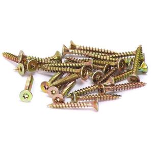 CHIPBOARD SCR T15 3.5X25 YELL ZN25PCS
