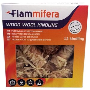 WOOD WOOL KINDLINGS 12PCS