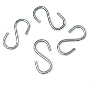 S SHAPE STAINLESS STEEL HOOKS 3 MM 4