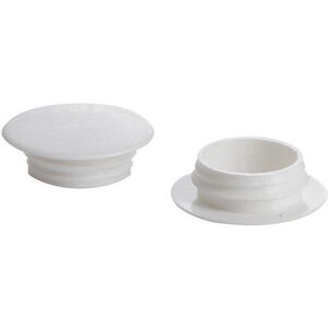 WOOD SCREW LID DE2/S1 WHITE 18 MM (100)