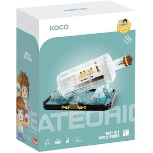 KOCO klocki Titanic w butelce 918el 03001 41711