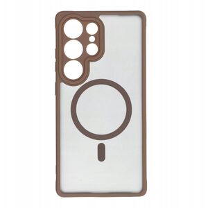 Θήκη FULL MATTE MAG COVER συμβατή με MagSafe για SAMSUNG A36 καφέ