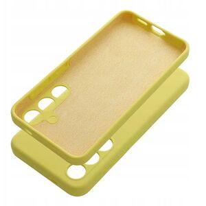 Θήκη SILICONE 2mm για SAMSUNG S25 Edge κίτρινο