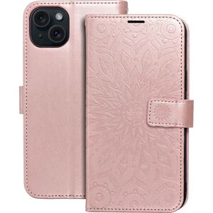 OEM Kabura MEZZO Book do IPHONE 15 Plus mandala złoty róż