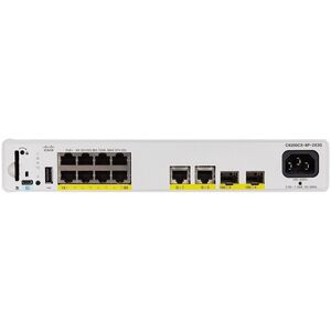 Cisco Catalyst 9200CX - Network Essentials - Switch - συμπαγές - L3 - διαχειριζόμενο - 8 x 10/100/1000 (PoE+) + 2 x 1000Base-T + 2 x 10 Gigabit SFP+ (Uplink) - τοποθετήσιμο σε Rack - PoE+ (240 W) - ανακατασκευασμένο
