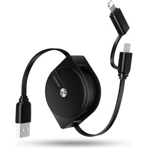 Kabel USB Usams USB-A - 1 m Czarny (SJ192USB01)