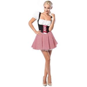 Dirndl Eva, κόκκινο και μαύρο