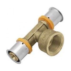 KAN-therm Trójnik Press z pierścieniem zaprasowywanym z gwintem wewnętrznym 32xG1/2"x32 (K-084006)