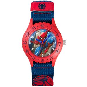 Ρολόι Εκμάθησης Ώρας Accutime Spiderman Μπλε Υφασμάτινο Λουράκι